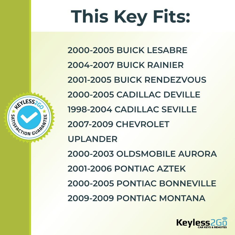 Keyless2Go B99-PT Transponder Key, Megamos ID 13