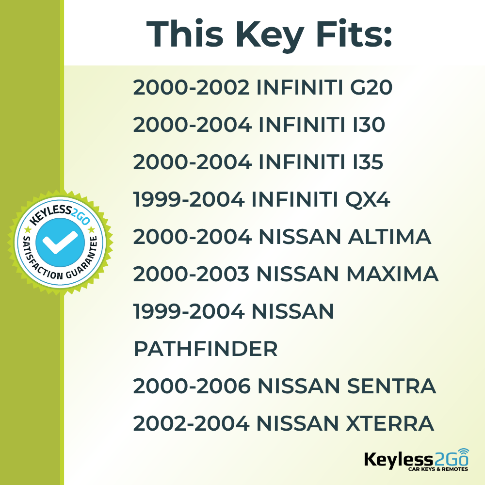 Keyless2Go NI02T Transponder Key, 4D-60