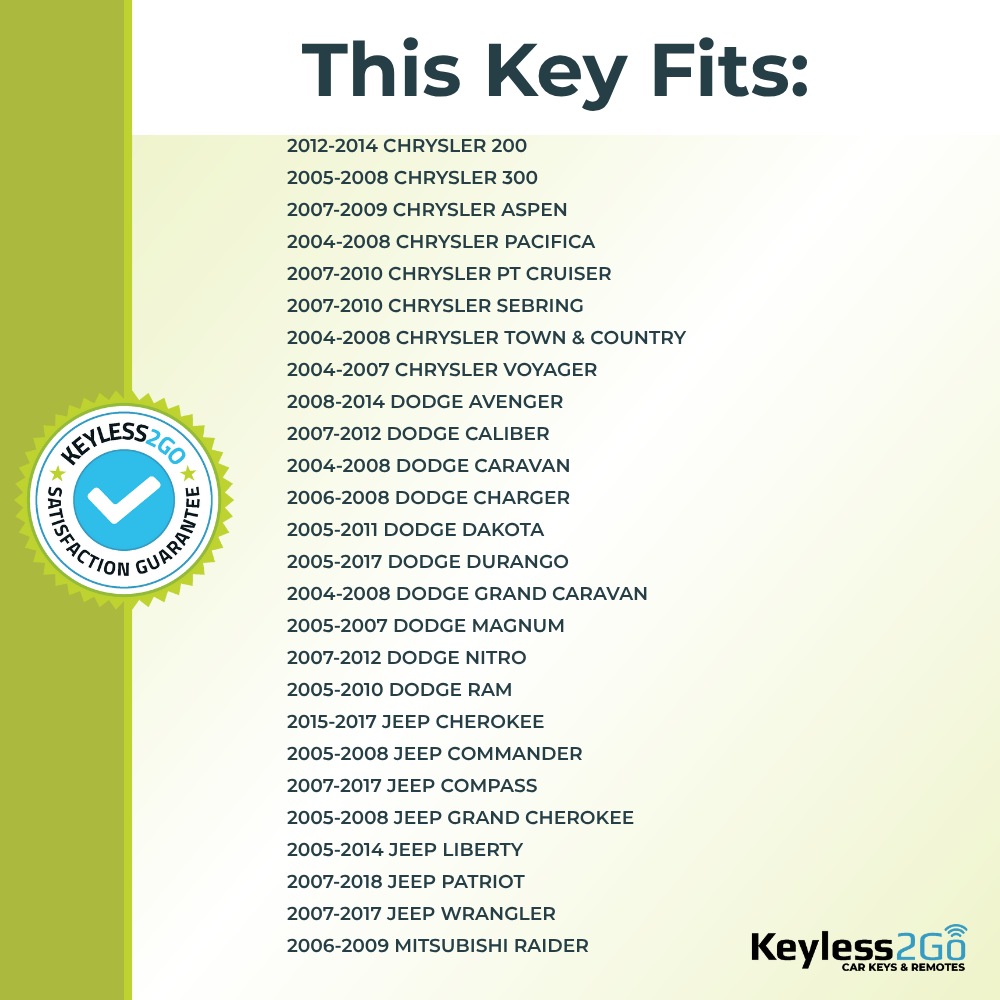 Keyless2Go Y164-PT Transponder Key, Philips ID 46