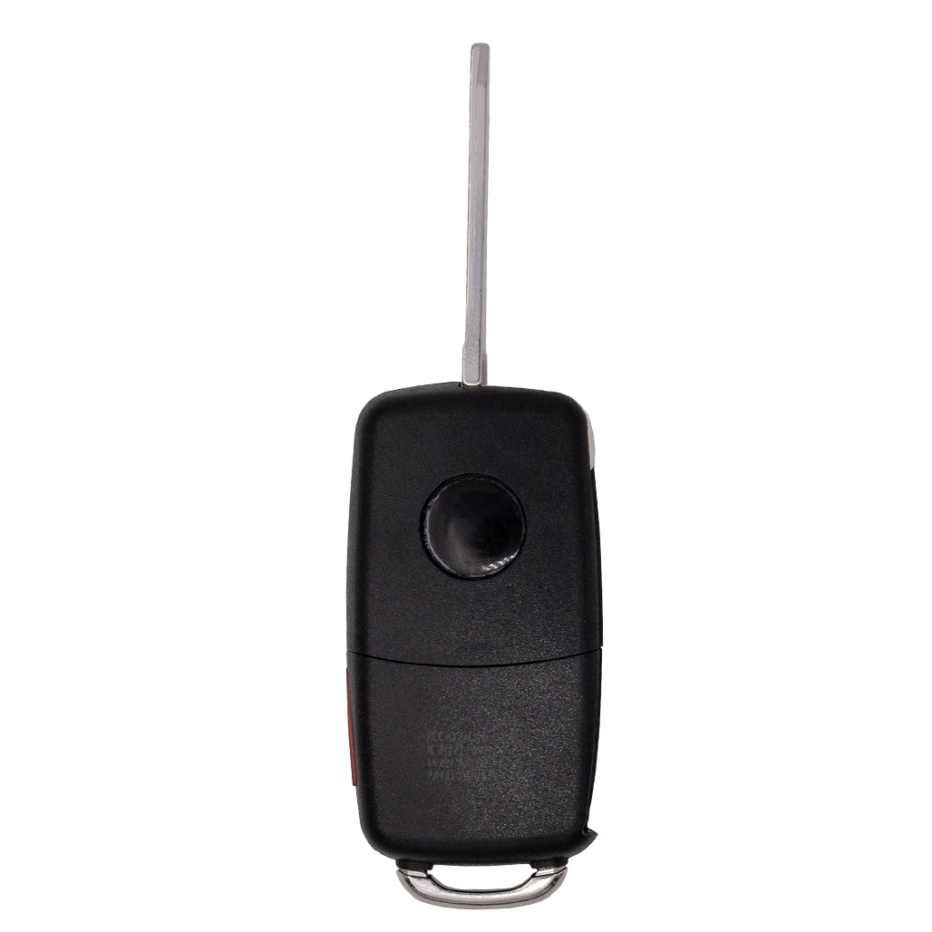 Keyless2Go 4 Button Flip Remote Key (80 Bit) Replacement for Ford 164-R8073, 164-R8087, 164-R8021, 164-R8020, 164-R8096