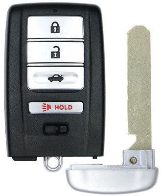 Keyless2Go 4 Button Replacement Proximity Smart Key For Acura KR5V1X 72147-TX6-A22 - NO MEMORY - keyless2go