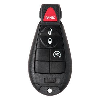 Keyless2Go Chrysler Dodge 4 Button Remote Key Replacement IYZ-C01C 68044908 AA - With Durashell Technology - keyless2go