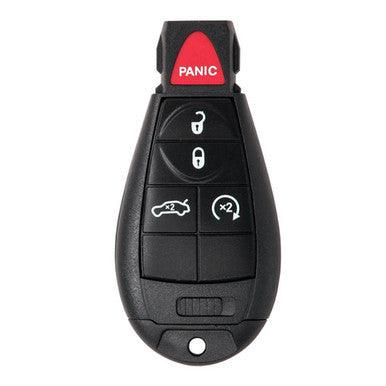 Keyless2Go Chrysler Dodge 5 Button Remote Key Replacement IYZ-C01C 05026887 AK - With Durashell Technology - keyless2go