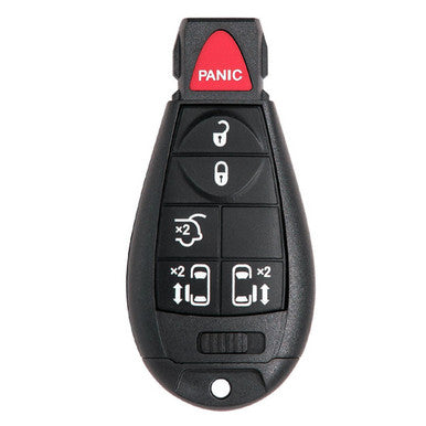 Keyless2Go Chrysler Dodge Vans 6 Button Remote Key Replacement IYZ-C01C 56046705 AG - With Durashell Technology - keyless2go