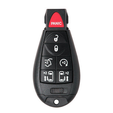 Keyless2Go Chrysler Dodge Volkswagen 7 Button Remote Key Replacement IYZ-C01C 56046708 AG - With Durashell Technology - keyless2go