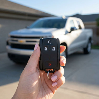 Keyless2Go 2014 - 2022 Chevrolet GMC 4-Button Replacement Keyless Entry Remote Key Fob