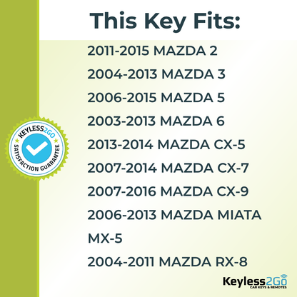 Keyless2Go MAZ24R-PT Transponder Key, 4D-63 80-Bit