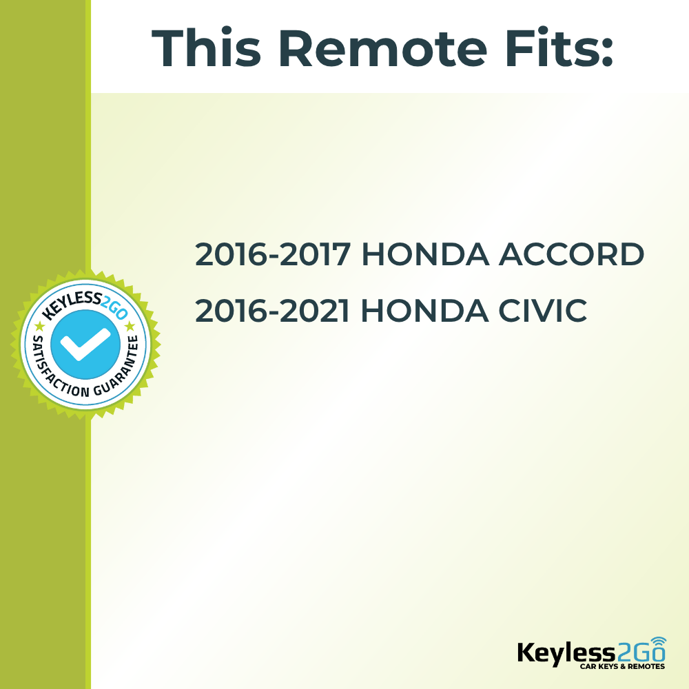 2017 Honda Civic Key Fob 4B FCC# MLBHLIK6-1TA – Locksmith Keyless 2017 Honda Civic Key Fob 4B FCC# MLBHLIK6-1TA – Locksmith Keyless