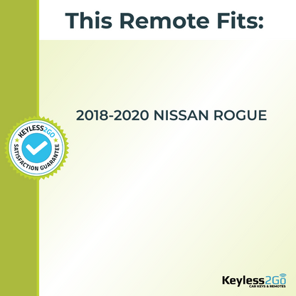 Keyless2Go 2018, 2019, 2020 Nissan Rogue Replacement Smart Keyless Entry Remote Proximity Key Fob