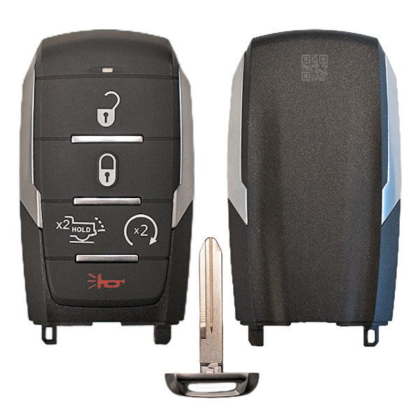 Keyless2Go 2025, 2026 RAM 1500 5-Button Replacement Smart Keyless Entry Remote Proximity Key Fob