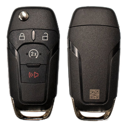 2015 - 2023 Ford 4-Button Replacement Keyless Entry Remote Flip Key Fob by Keyless2Go