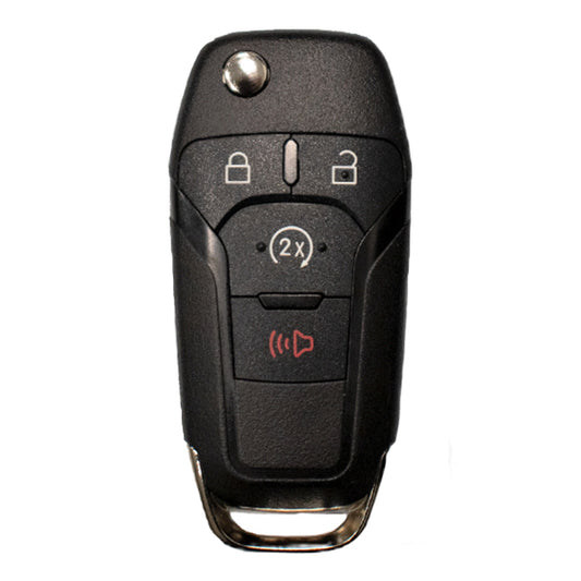 2015 - 2023 Ford 4-Button Replacement Keyless Entry Remote Flip Key Fob by Keyless2Go