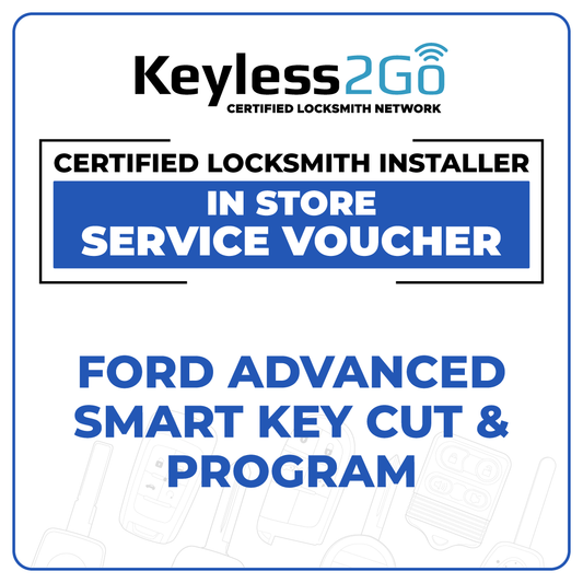 Ford Advanced Smart Key Cut & Program for Amazon Customers - In Shop Service