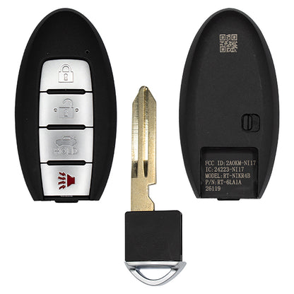Keyless2Go 2020 - 2024 Nissan Sentra 4-Button Replacement Smart Keyless Entry Remote Proximity Key Fob
