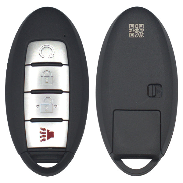 Keyless2Go 2018, 2019, 2020, 2021 Nissan Kicks, Rogue 4-Button Replacement Smart Keyless Entry Remote Proximity Key Fob
