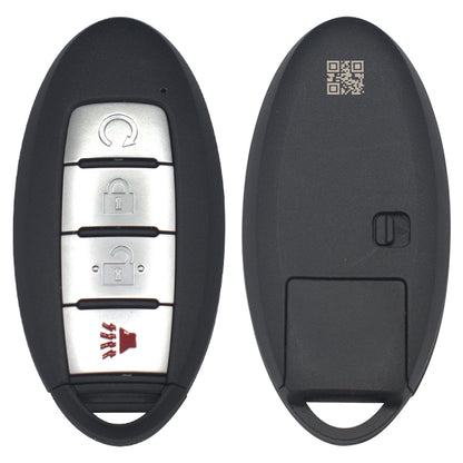 Keyless2Go 2018, 2019, 2020, 2021 Nissan Kicks, Rogue 4-Button Replacement Smart Keyless Entry Remote Proximity Key Fob