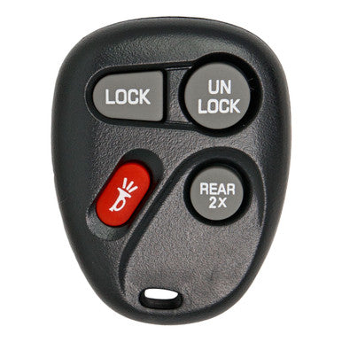 Keyless2Go Buick Cadillac Chevrolet 4-Button Remote KOBLEAR1XT 15043458 - keyless2go