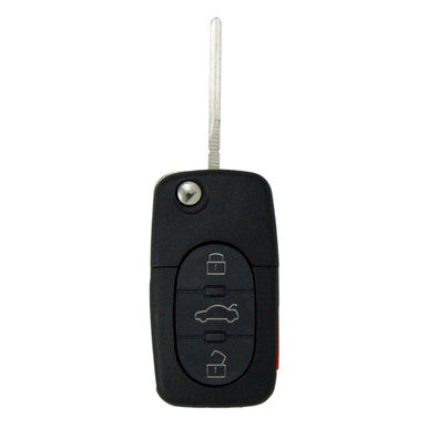 Keyless2Go Remote Flip Key Fob Replacement for Audi MYT8Z0837231 4D0837231M - keyless2go