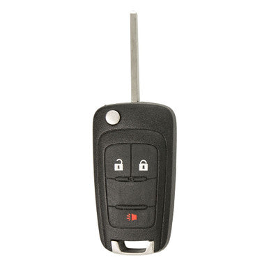 Keyless2Go 3 Button Replacement Remote Flip Key for GM OHT01060512 - keyless2go