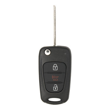 Keyless2Go 3 Button Flip Key Replacement for KIA Soul NYOSEKSAM11ATX (AM11MY) 95430-2K250 - keyless2go