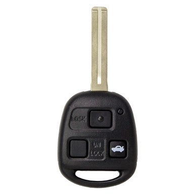 Keyless2Go 3 Button Remote Key Short Blade TOY48 4C Replacement for Lexus HYQ1512V / 89070-53531 - keyless2go