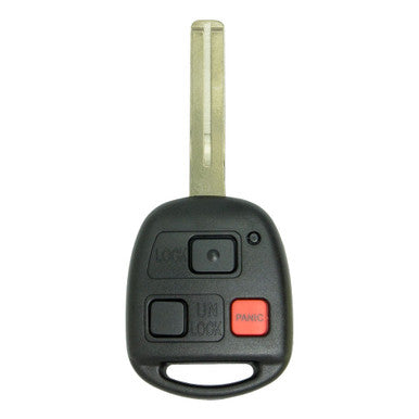 Keyless2Go Remote Key w/Red Button 4D68 Chip Short Blade Replacement for Lexus HYQ1512V - keyless2go