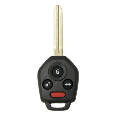 Keyless2Go 4 Button Remote Key Combo Replacement for Subaru CWTWBU766 / B110 / G Chip - keyless2go