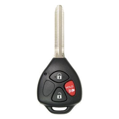 Keyless2Go 3 Button Remote Head Key Replacement for Toyota HYQ12BBY 4D67 Chip - keyless2go