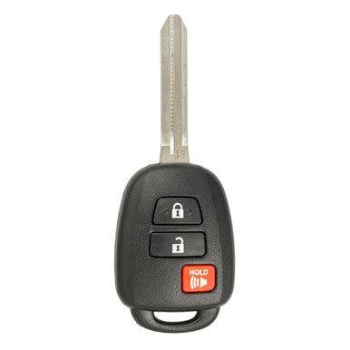 Keyless2Go 3 Button Remote Head Key Replacement for HYQ12BDM / 89070-52F50 / 89070-42820 H Chip - keyless2go