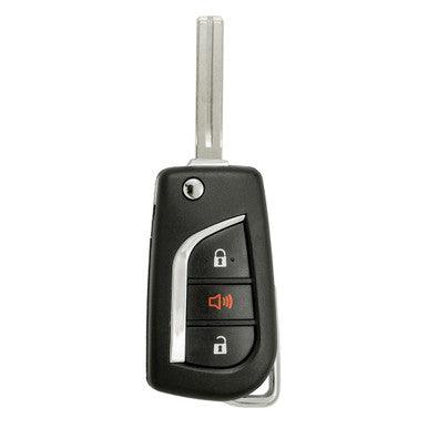 Keyless2Go Remote Flip Key Replacement for Toyota HYQ12BFB / 89070-12C20 / H Chip - keyless2go