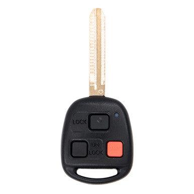 Keyless2Go 3 Button Remote Head Key Replacement for Toyota HYQ12BBT 89070-35140 G Chip - keyless2go