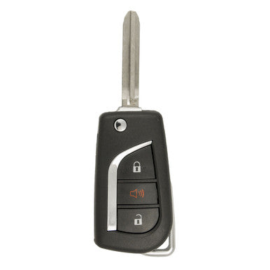 Keyless2Go 3 Button Remote Flip Key Replacement For Toyota GQ4-29T / 89070-02640 / G Chip - keyless2go