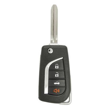 Keyless2Go 4 Button Remote Flip Key For Toyota GQ4-29T / 89070-02270 / 4D67 Chip - keyless2go