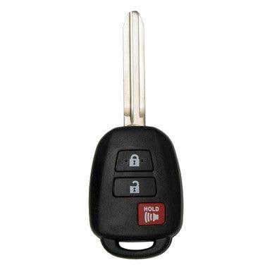 Keyless2Go Remote Head Key Replacement for Toyota Prius C HYQ12BDM HYQ12BEL 89070-52F60 (Non-Transponder) - keyless2go