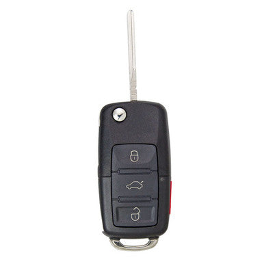 Keyless2Go Remote Flip Key Fob Replacement for Volkswagen 1J0959753F - keyless2go