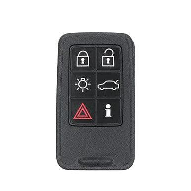 Keyless2Go 6 Button Remote Replacement Slot Key For Volvo KR55WK49266 / 30659498 434 MHZ - keyless2go