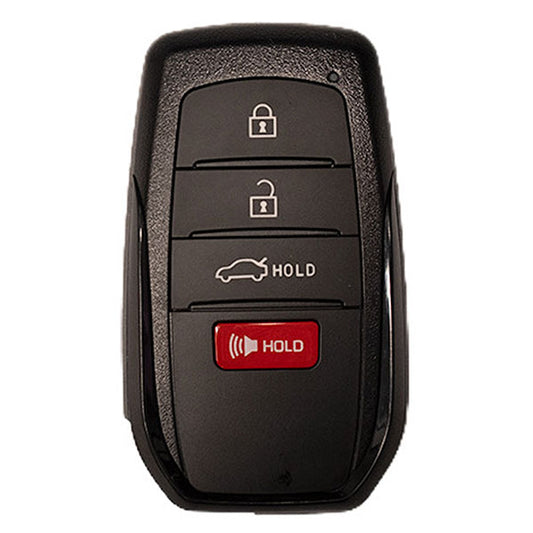 Keyless2Go 2023, 2024, 2025, 2026 Toyota 4-Button Replacement Smart Keyless Entry Remote Proximity Key Fob