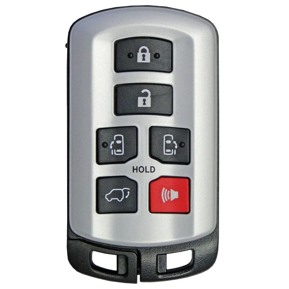 Keyless2Go 2011 - 2020 Toyota Sienna 6-Button Replacement Smart Remote Proximity Key Fob