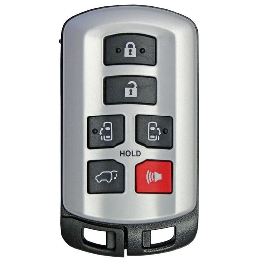 Keyless2Go 2011 - 2020 Toyota Sienna 6-Button Replacement Smart Remote Proximity Key Fob