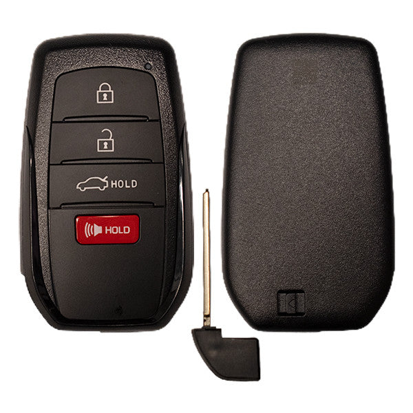 Keyless2Go 2023, 2024, 2025, 2026 Toyota 4-Button Replacement Smart Keyless Entry Remote Proximity Key Fob