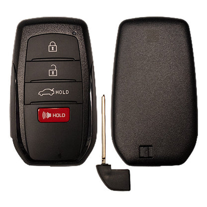 Keyless2Go 2023, 2024, 2025, 2026 Toyota 4-Button Replacement Smart Keyless Entry Remote Proximity Key Fob