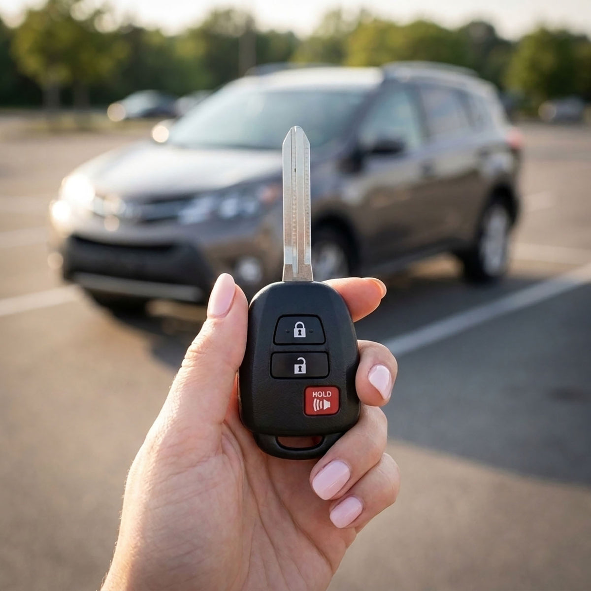 Keyless2Go 2017 Toyota RAV4 3-Button Replacement Keyless Entry Remote Key Fob