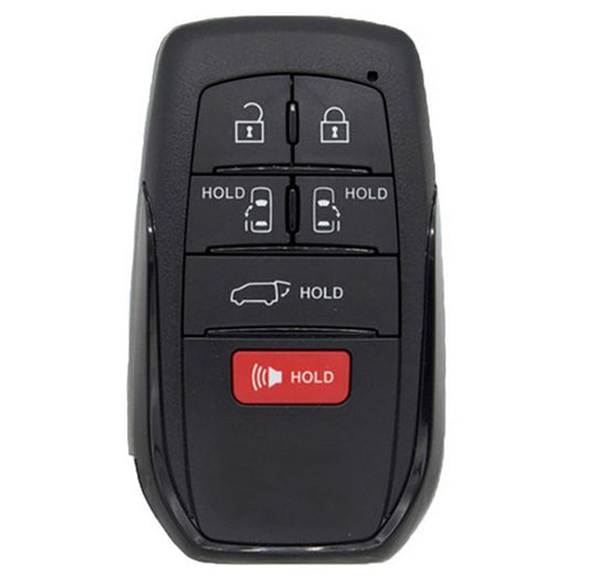 Keyless2Go 2021, 2022, 2023, 2024 Toyota Sienna 6-Button Replacement Smart Remote Proximity Key Fob