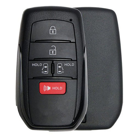 Keyless2Go 2021, 2022, 2023 Toyota Sienna 5-Button Replacement Smart Remote Proximity Key Fob