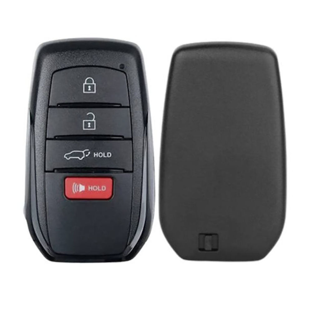 Keyless2Go 2024, 2025, 2026 Toyota Grand Highlander 4-Button Replacement Smart Keyless Entry Remote Proximity Key Fob